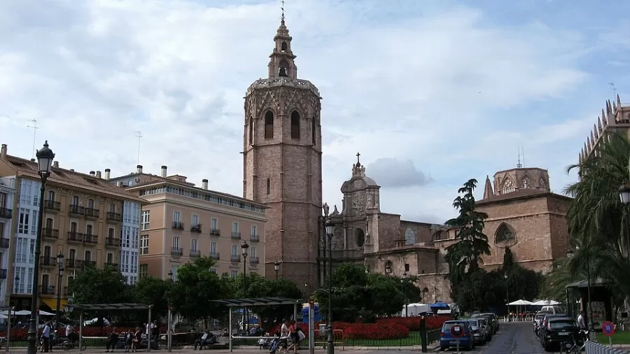 The Micalet bell tower of Valencia Cathedral